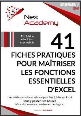 41 fiches pratique pour maîtriser les fonctions Excel GRATUIT